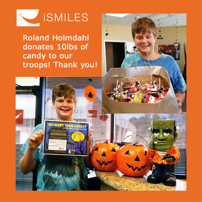 Operation Gratitude US Military Troops Candy Donation Irvine Braces Orthodontics iSmiles