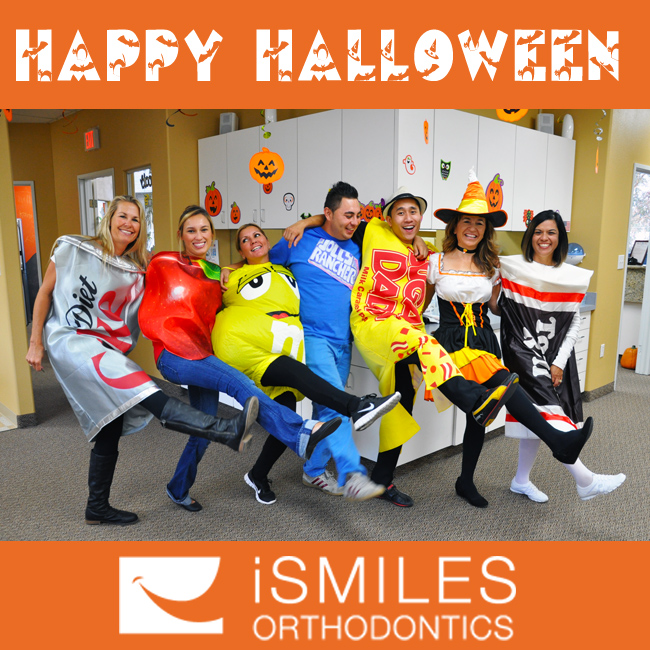 Irvine Orthodontics iSmiles Braces Happy Halloween Can-Can Dance Candy